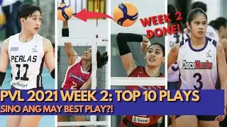 PVL 2021 WEEK 2: TOP 10 PLAYS! Sino ang player na may best play?!
