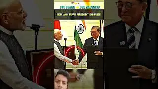 -INDIA AND JAPAN PM MODI SHIGERU PM AGREEMENT EXCHANGE#shorts#modi#trending#viralvideo