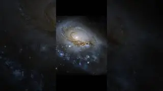 NGC 1961, A Uniquely Shaped Spiral Galaxy, 171 Million Light Years, #shorts