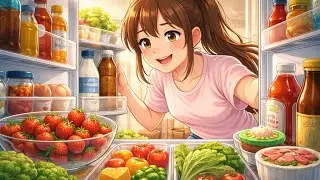 A Peaceful day at the Strawberry Farm🍓 Juice, Pie & Countryside - Ghibli-style animated video
