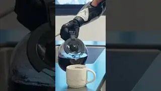 Pouring Coffee with a Bionic Hand!