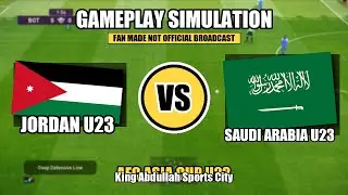 Jordan U23 vs Saudi Arabia U23 | Gameplay Simulation (Fan-Made)