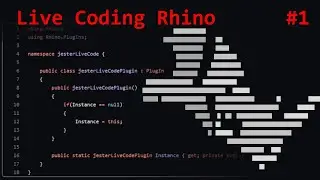 Live Coding Rhino Plug-in