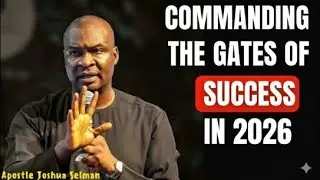 Powerful Prayer || Commanding The Gates Of Success In 2026 || Apostle Joshua Williams