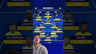 Brazil has an entire team that can&rsquo;t play against England 🤯🤕🇧🇷#brazil #brasil #england #neymar
