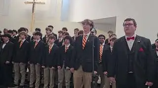 The Wellerman sung by Men's Chorus, Concert Choir, and Chamber Choir
