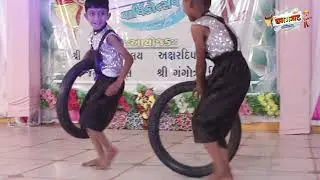 Yaadon Ki Baraat Nikli Hai || School Performance || Old Outdoor games || Gangotri School jetpur