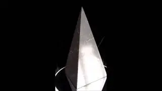 High shungite pyramid ( unpolished)