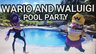 Wario And Waluige&rsquo;s Pool Party - Super Mario Zack