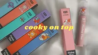 2023 NEW! Etude House x BT21 Fixing Tint 07 Cooky on Top Swatch & Review | Lululand