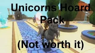 THE BIGGEST WASTE OF CROWNS IN WIZ SO FAR (WIZARD101 UNICORNS HAORD PACK)