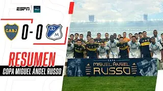 EL XENEIZE EMPATÓ ANTE LOS MILLOS EN UN EMOTIVO HOMENAJE A RUSSO | Boca 0-0 Millonarios | RESUMEN