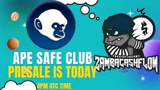 APE SAFE CLUB PRESALE GOING LIVE TODAY 4PM UTC TIME , NO WHITELIST SPOT REQUIRED