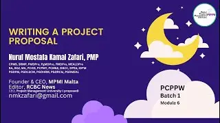 Writing a Project Proposal | PCPPW Batch 1 | Project Management | MPMI Malta