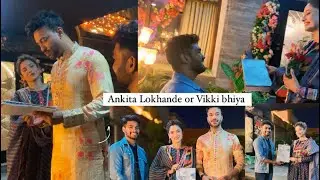 Finally, Ankita Lokhande or Vikki bhiya se mil liye or Unko sketch bhi gift kar Diya🤩😍✨💞