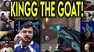 Valorant Streamers Reacts To LEV kiNgg HITTING AN INSANE ACE Against Sentinels In VCT