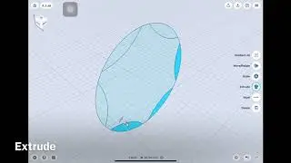 [How to Shapr3D] Crosshead(phillips) Screwdriver 2D to 3D drawing 103