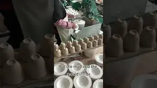 How to make mass production of ceramic tea cup by machine? #tea #gongfucha #tangpintea