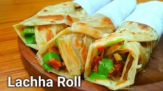 Spicy Chicken Lachha Roll