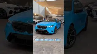 BMW M5 Individual color Riviera Blue 💙 #BMWM #BMWM5