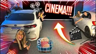FIZEMOS UM CINEMA DRIVE IN NA MANSÃO LOURES!!!