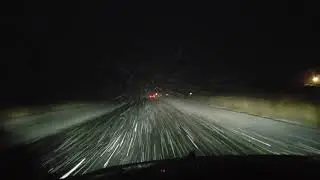 Colorado Dashcam - Highway 93 In A Snowstorm - 11/11/2018