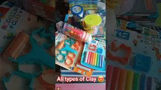 All types of clay available at our stationery shop #dukaan #backtoschool #stationery #shorts