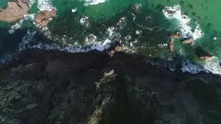 Aerial View of Cliffs on Ocean | Stock Footage - Videohive