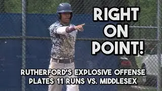 Rutherford 11 Middlesex 4 | HS Baseball | Bulldogs Showcase Exlposive Offense