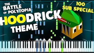 HOODRICK TRIBE MUSIC  - HARD PIANO TUTORIAL - 100 SUBSCRIBER SPECIAL