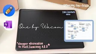 ONE BY WACOM Unboxing, Review + Tips (Digital Note-taking using OneNote and Notability)
