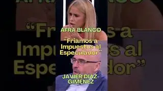 Espa&ntilde;a: &iquest;M&aacute;s Impuestos para Especuladores de Vivienda? Afra Blanco #shorts #pedrosanchez #DatosEsp