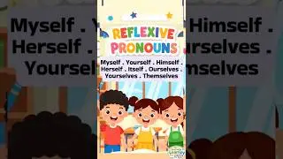Reflexive Pronouns for Kids | الضمائر الانعكاسية للأطفال | Learn English with Fun 🎨