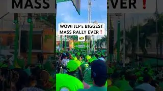 JLP MASS RALLY IN MOBAY JAMAICA #jamaica #shorts #jlp #montegobay