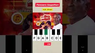 Penmaane Sangeetham Paadava Song Piano Notes|#ilayaraja #rajinikanth #ilaiyaraaja #ambika #80s
