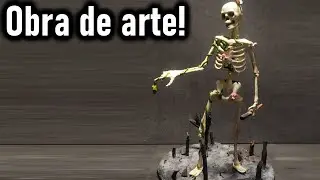 Participei de um workshop e aprendi como criar uma obra de arte! - Miniature Art Vlog