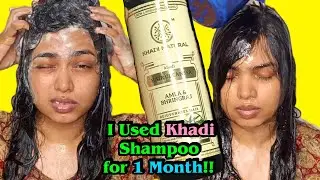 OMG 😳 I Used Khadi Naturals Amla and Bhringraj Shampoo for 1 Month | നല്ലതാണോ How is Khadi Shampoo??