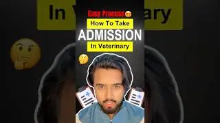 How to take admission in Veterinary(BVSc & AH) #explorepage #forypupage #trend #viralreels #trending