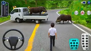 🐗 Wild Boar Transport Mission - 3D Driving Class Android Gameplay 2025 || Car Driving Games 