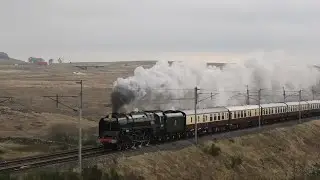 BR 71000 Duke of Gloucester returns to Shap after 18 years unassisted with The Royal Scot 06/11/25