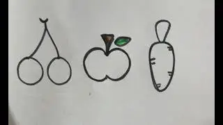 &ldquo;Draw Juicy Red Fruits 🍒 Easy Step-by-Step Art Tutorial&rdquo;