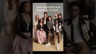 guess the stranger things character by 3 pictures (really easy) #strangerthings