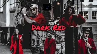 Dark Red Preset-Lightroom Mobile Presets- Free DNG!