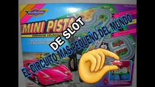 SCALEXTRIC...POSIBLEMENTE EL CIRCUITO DE SLOT MAS PEQUEÑO DEL MUNDO,(MICROMACHINES)