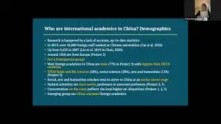 International academics in mainland China: what do we know and what do we need to know?