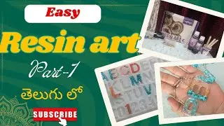 🌸DIY Resin Art for Beginners &ndash; Simple & Easy Telugu Guide!🖼️ @saikrupavathi #resinart #resinartd