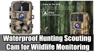 Https://amzn.to/2WvXg2Q Campark Trail Game Camera 14MP 1080P Водонепроницаемая ка...