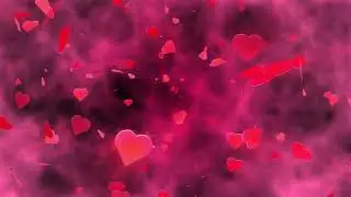 LED Loops with Flying Hearts | Mesmerizing Light Animation