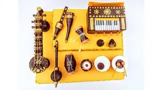 How To Make Quilling Musical Instruments | Quillied show piece | Isha Craft World.