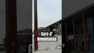 Gare d&rsquo;Annemasse #switzerland #swisstrain #2024 #snow #geneva #Annemasse #trainstation